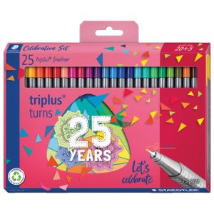 Flomaster fineliner 0,3 mm pk20+5 gratis Triplus 25 years Staedtler 334 C25 TA