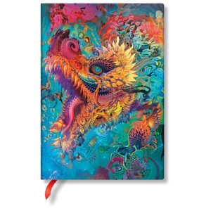 Notes 13×18 cm-midi crte  72L s gumicom Humming Dragon Paperblanks PB8181-4