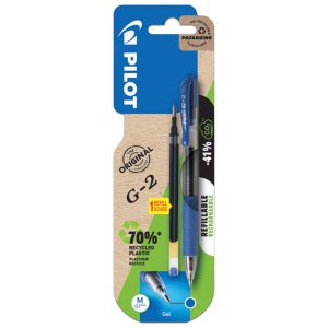 Roler gel grip 0,7 mm G2 Pilot BL-G2-7 plavi + refil gratis blister