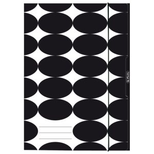 Fascikl klapa s gumicom karton A4 Just Black Herlitz 50040315