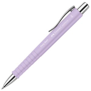 Olovka kemijska gumirana Poly Ball XB Faber Castell 241104 lila – NL