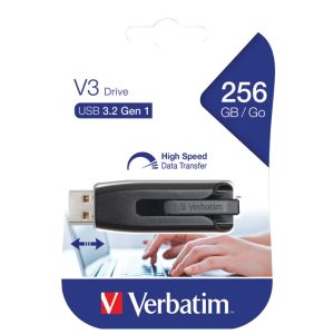 Memorija USB256GB 3.2 Store’n’Go V3 Verbatim 49168 crni