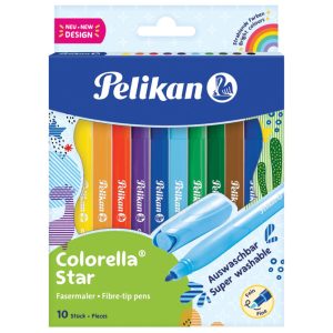 Flomaster školski  10boja Colorella star Pelikan 822299 blister