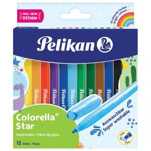 Flomaster školski  12boja Colorella star Pelikan 822305 blister