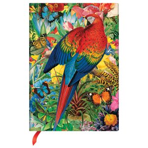 Notes 13x18cm-midi crte  72L s gumicom Tropical Garden Paperblanks PB9306-0