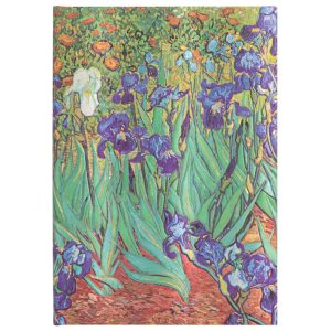 Notes 13×18 cm-midi crte  72L s gumicom Van Gogh Irises Paperblanks PB8204-0