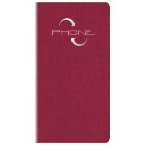 Adresar telefonski  70x136mm A-Ž Furore 805 bordo