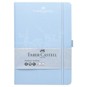 Notes 14,5x21cm karo 96L 100g s gumicom Faber Castell 10 244 358 sky blue