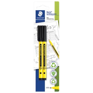 Flomaster fineliner 0,6mm pk2 Noris Staedtler 307-9 BK2 crni blister