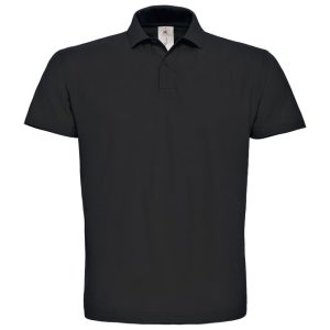 Majica kratki rukavi polo B&C ID.001 180g crna 2XL