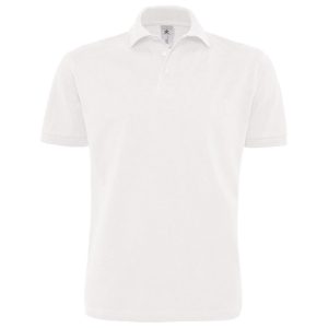 Majica kratki rukavi polo B&C Heavymill 230g bijela 2XL