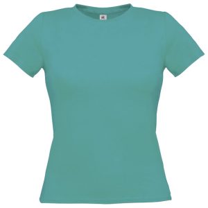 Majica kratki rukavi B&C Women-Only tirkizna XL