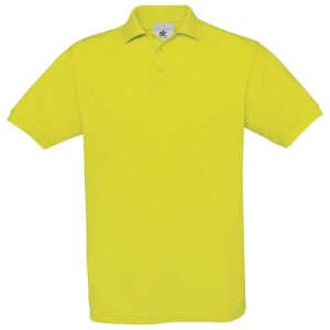 Majica kratki rukavi B&C Safran Polo 180g neon žuta 2XL