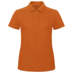 Majica kratki rukavi polo B&C ID.001/women 180g narančasta XS