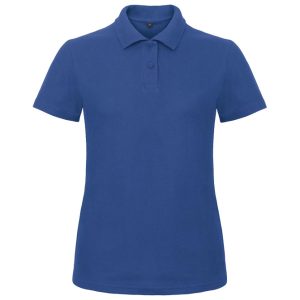 Majica kratki rukavi polo B&C ID.001/women 180g zagrebačko plava XS