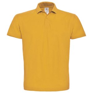 Majica kratki rukavi polo B&C ID.001 180g zlatno žuta 2XL