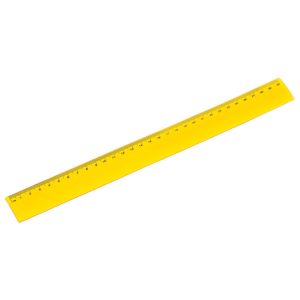 Ravnalo pvc 30cm fleksibilno žuto