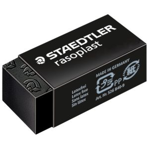 Gumica Rasoplast Staedtler 526 B40-9 crna-KOMAD