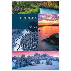 Kalendar “Priroda 2025” 13 listova, spirala