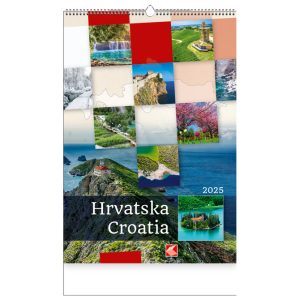 Kalendar “Hrvatska 2025” 13 listova, spirala KAL.