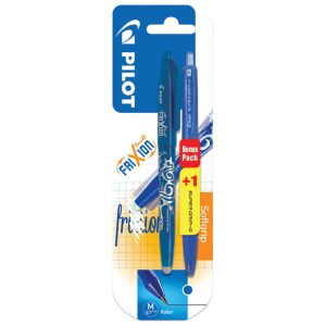 Roler gel 0,7mm Frixion ball piši-briši plavi+olovka kemijska Super Grip G plava gratis Pilot blister