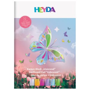 Papir ukrasni  Hologram 24x34cm 6x120g+6x250g Heyda 20-47155 sortirano