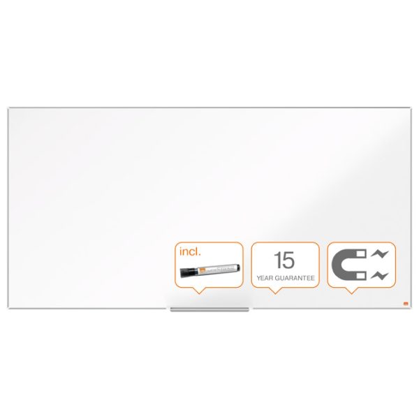 Ploča magnetna 180x 90 cm aluminijski okvir Impression ProSteel Nobo 1915405 bijela
