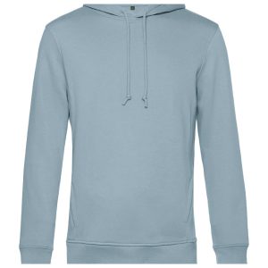 Majica dugi rukavi B&C Inspire Hooded 280g plava magla M