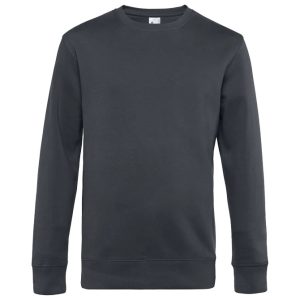 Majica dugi rukavi B&C King Crew Neck 280g asphalt S