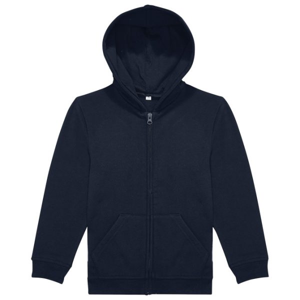Majica dugi rukavi B&C Zip Hood kids 280g ID 334 tamno plava 9/11