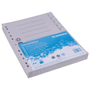 Pregrada kartonska A4 250g pk100 Donau 8610001-13 siva