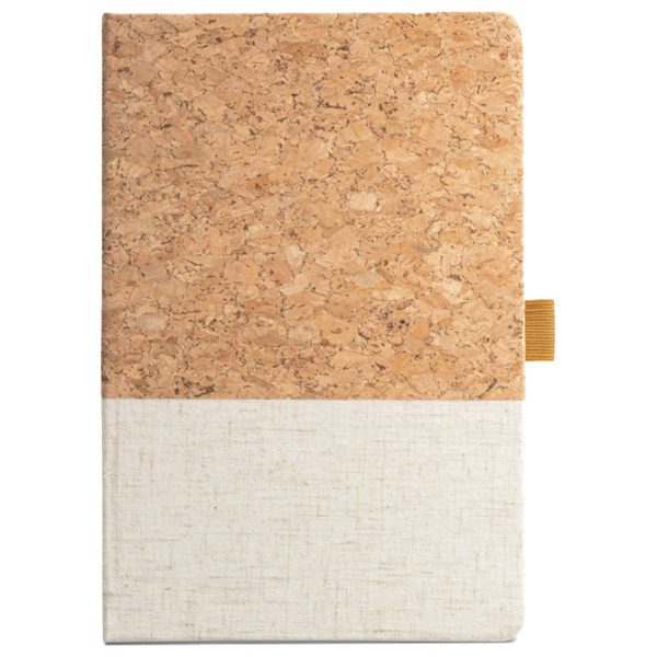 Notes A5 crte 96L šamoa crte pluto i tkanina Stricker KLEE 93277150 svijetlo bež