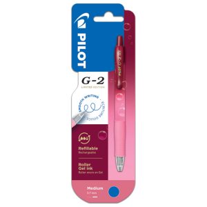 Roler gel grip 0,7 mm G2 Bubble Pilot BLG27TRB-PG-L (plavi ispis) rozi blister